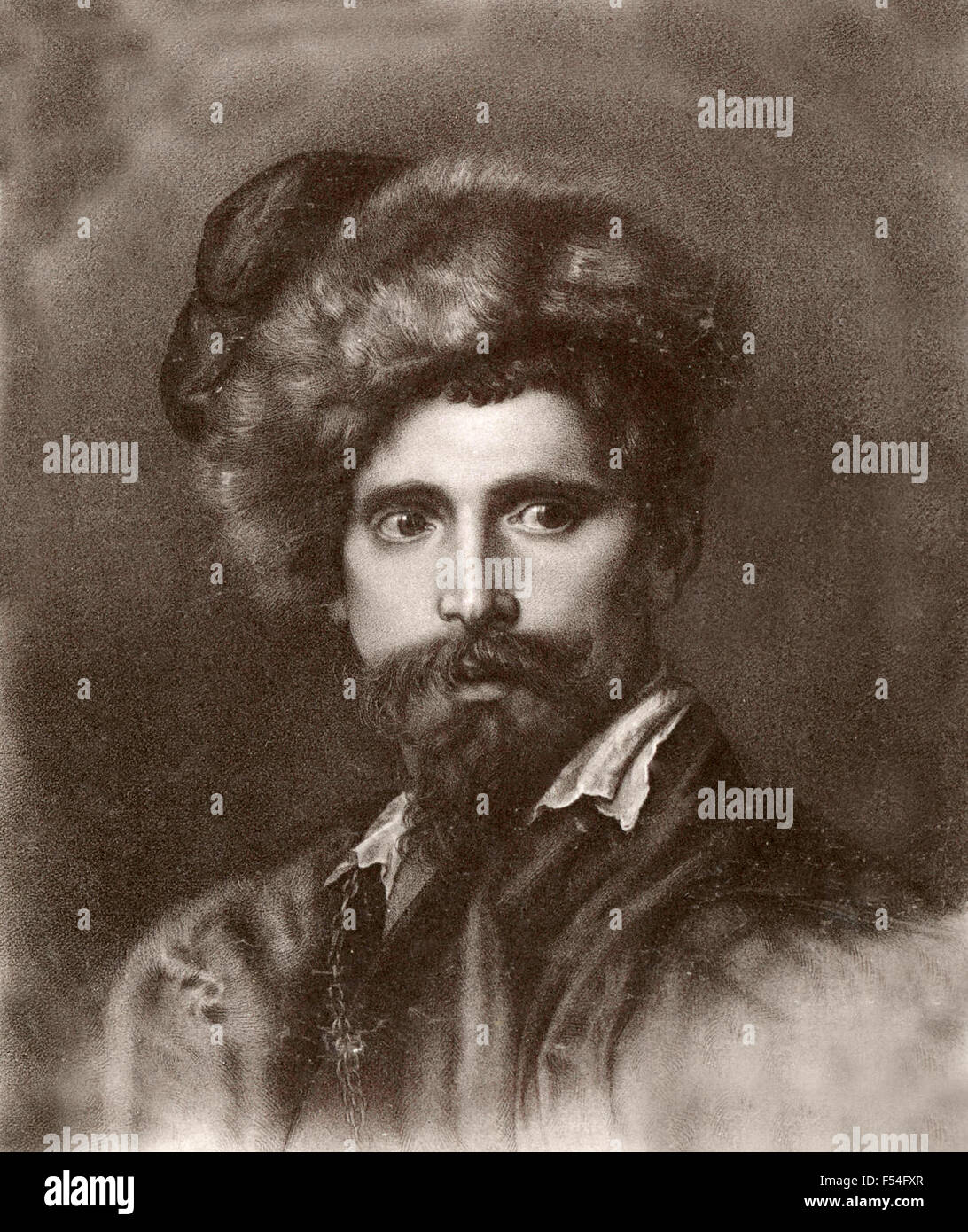 Ritratto di un abitante della Transilvania, un dipinto di Van Dyck Foto Stock