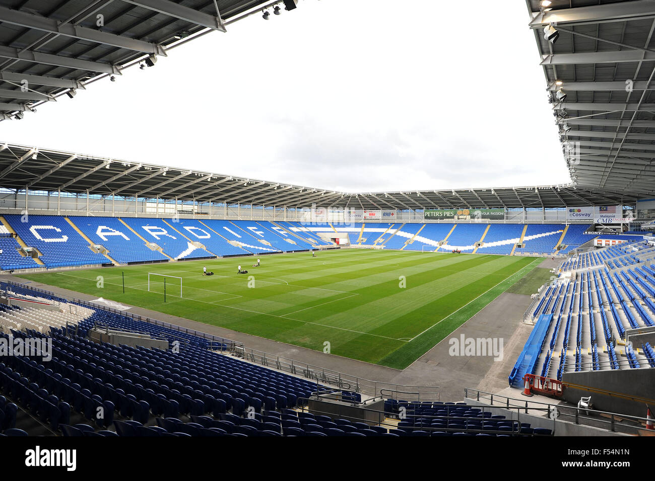Cardiff City Football Club (CCFC) Stadium. Foto Stock