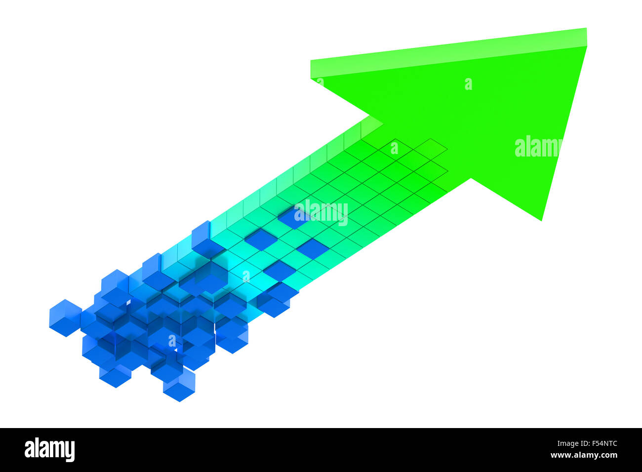 Strategia di Business concetto isolato su sfondo bianco Foto Stock