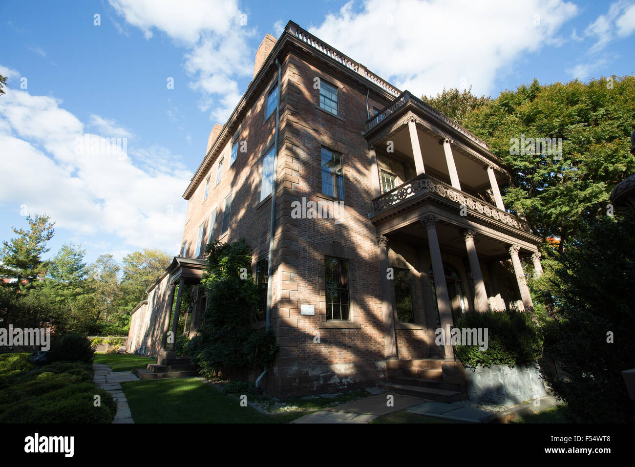 Nightingale casa marrone providence ri Foto Stock