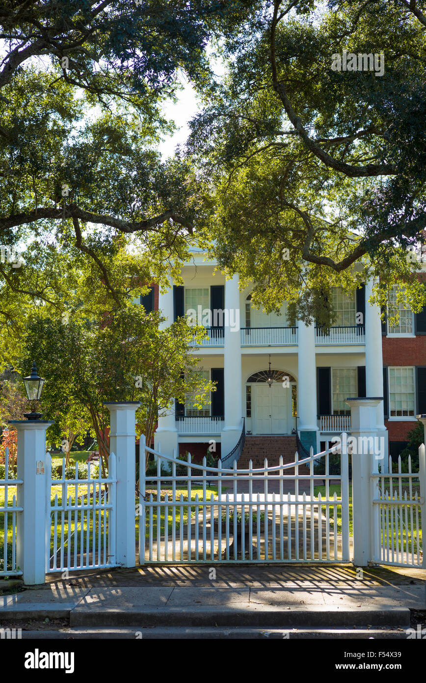 Rosalie XIX secolo stile Revival Greco antebellum plantation mansion house Natchez, Mississippi, STATI UNITI D'AMERICA Foto Stock