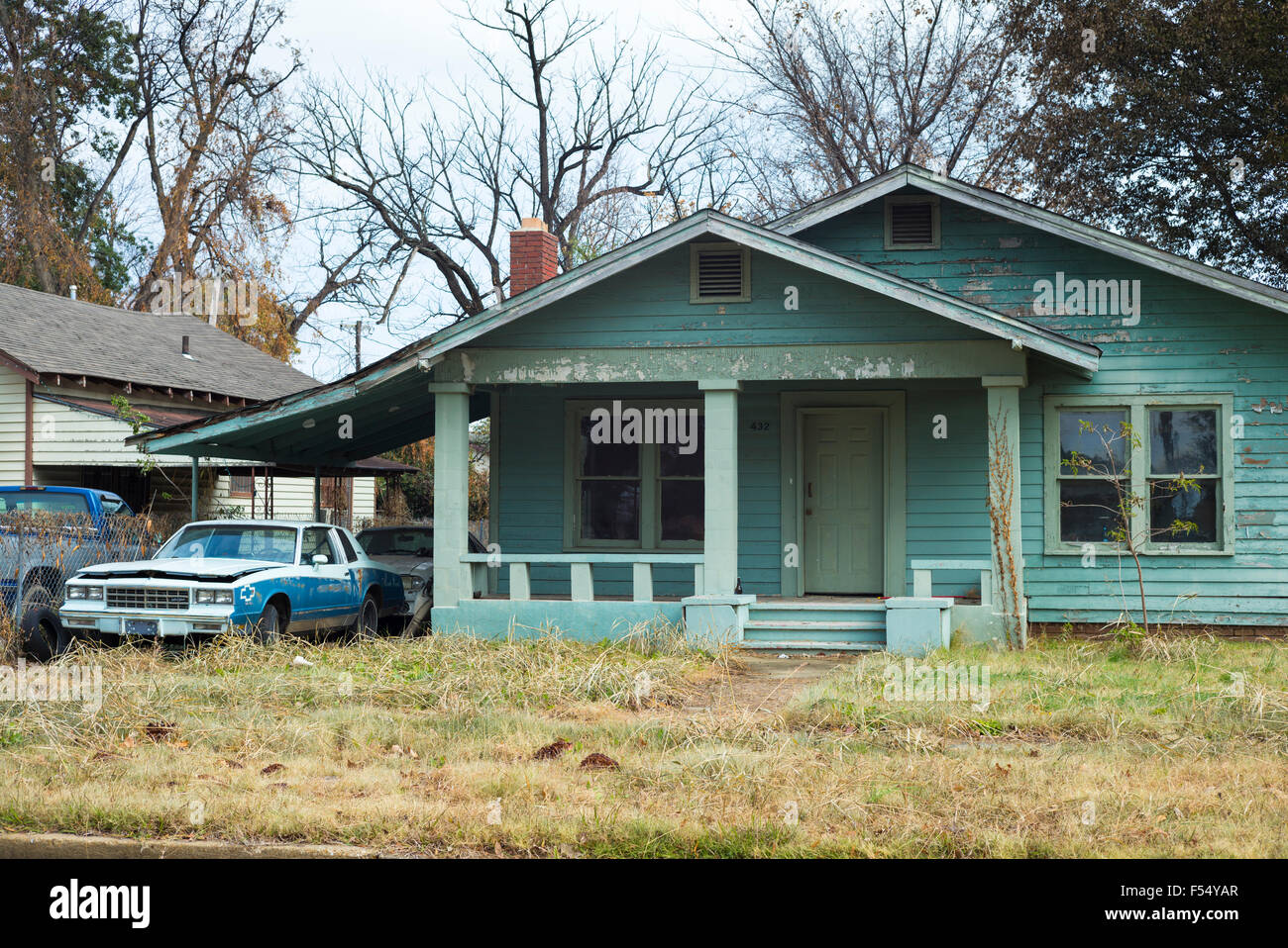 Delta home in Clarksdale, luogo di nascita del blues, Mississippi, STATI UNITI D'AMERICA Foto Stock