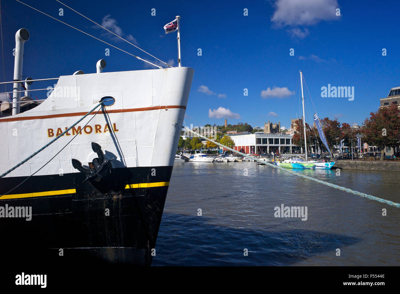 'MV Balmoral' nel porto di Bristol REGNO UNITO Foto Stock