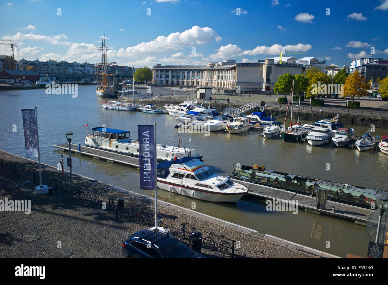 Il porto di Bristol, Regno Unito Foto Stock