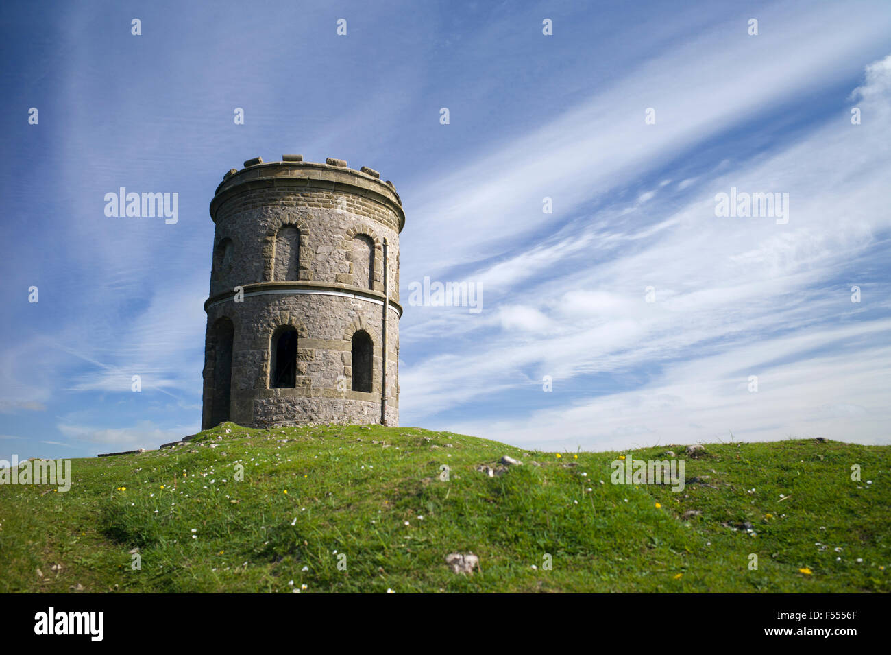 Salomone tempio, nota anche come Torre Grinlow, Buxton, Regno Unito Foto Stock