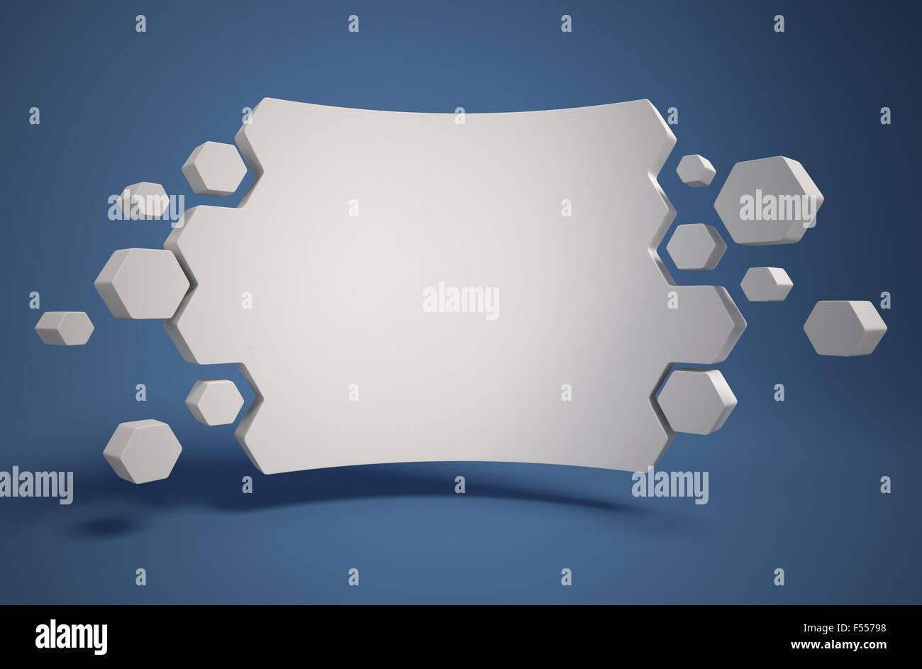 Geometria astratta come 3d sfondo Foto Stock