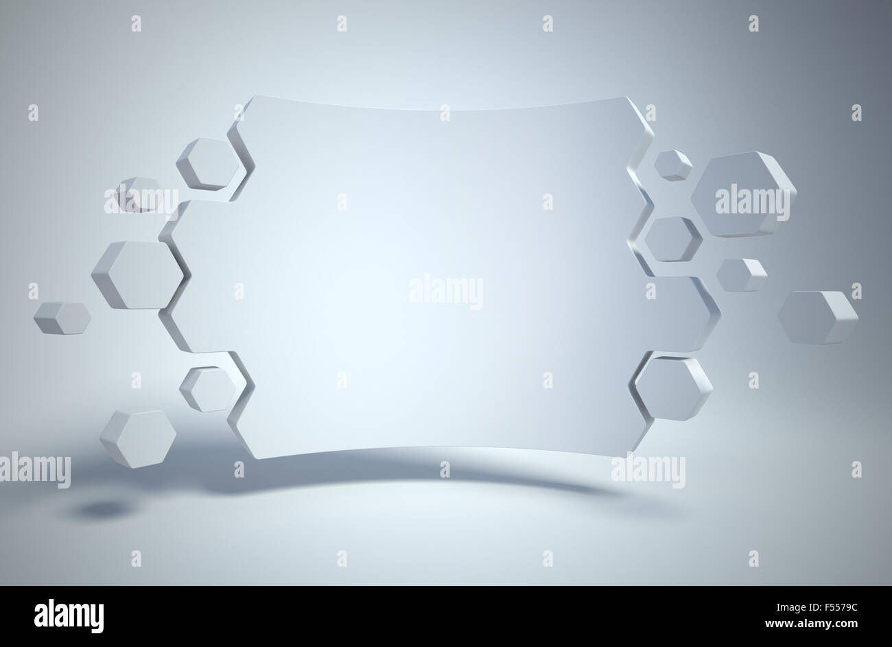 Geometria astratta come 3d sfondo Foto Stock