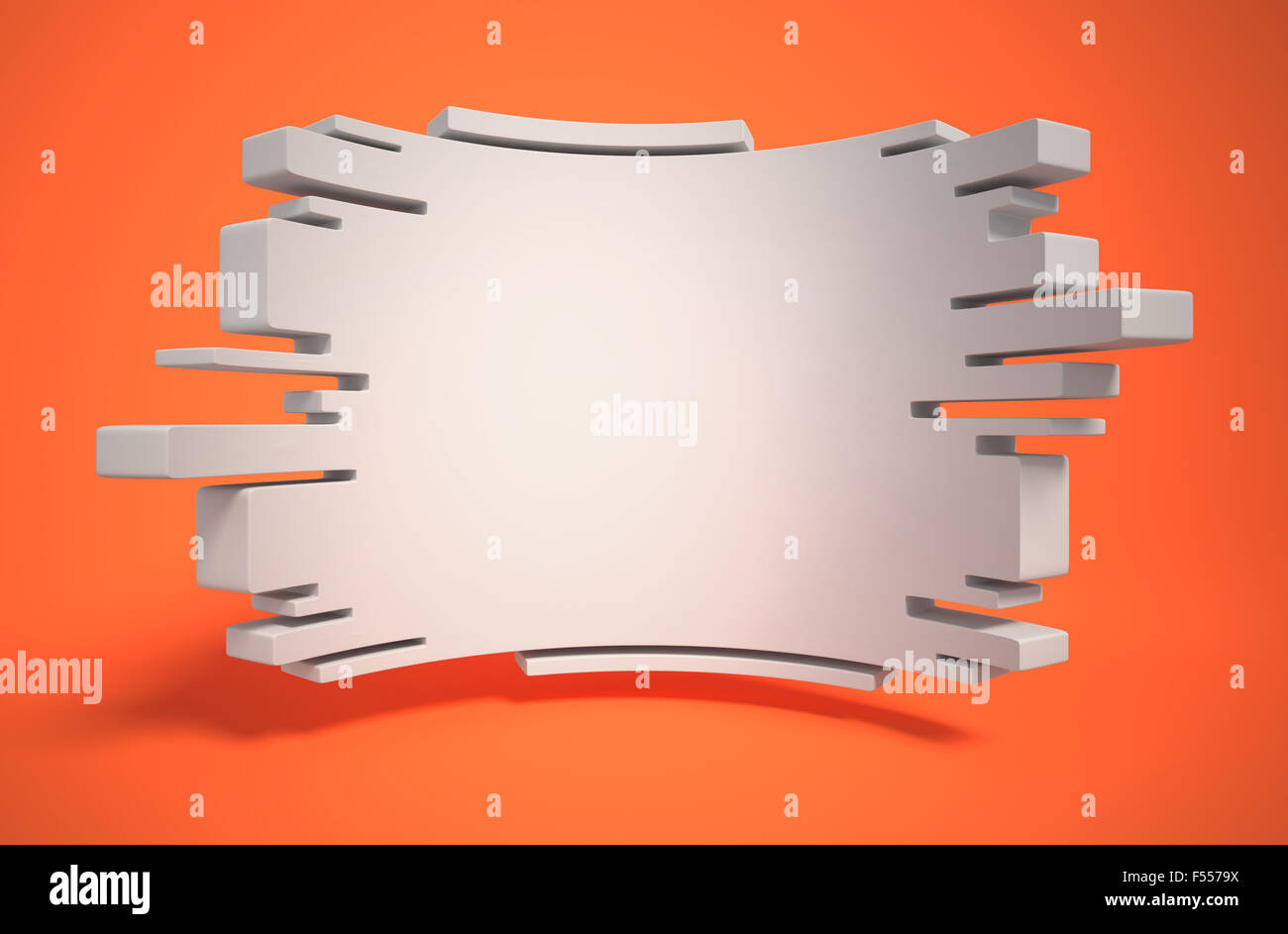 Geometria astratta come 3d sfondo Foto Stock