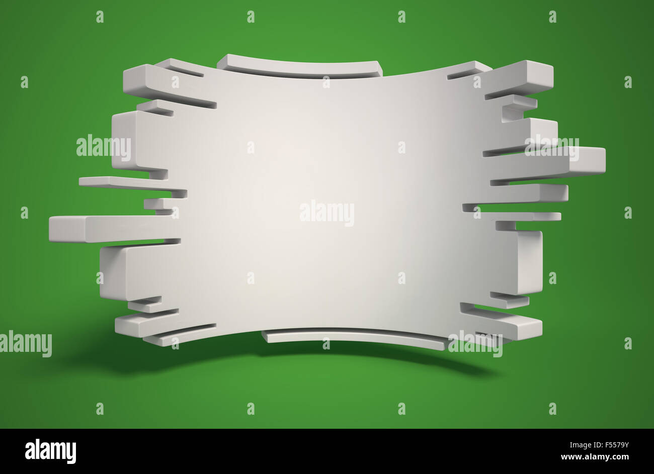 Geometria astratta come 3d sfondo Foto Stock