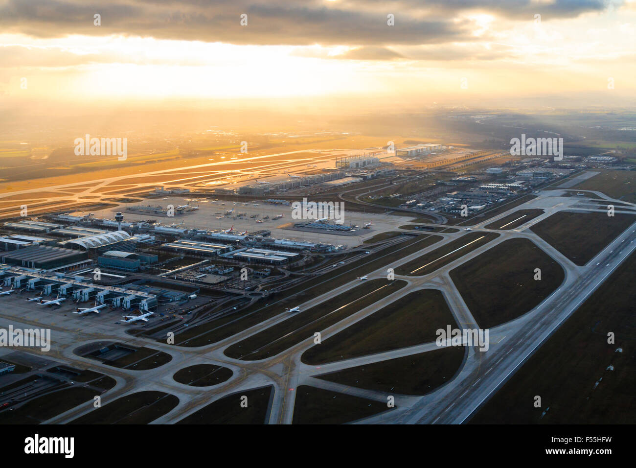 Gerany, Monaco di Baviera, Franz-Josef-Strauss International Airport Foto Stock