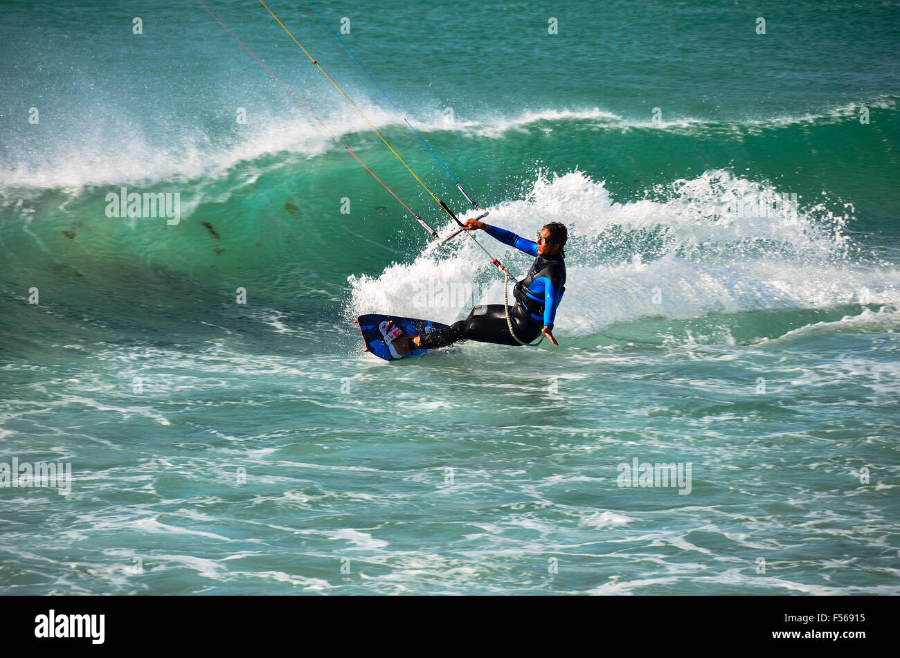 Kite Surfer! Foto Stock