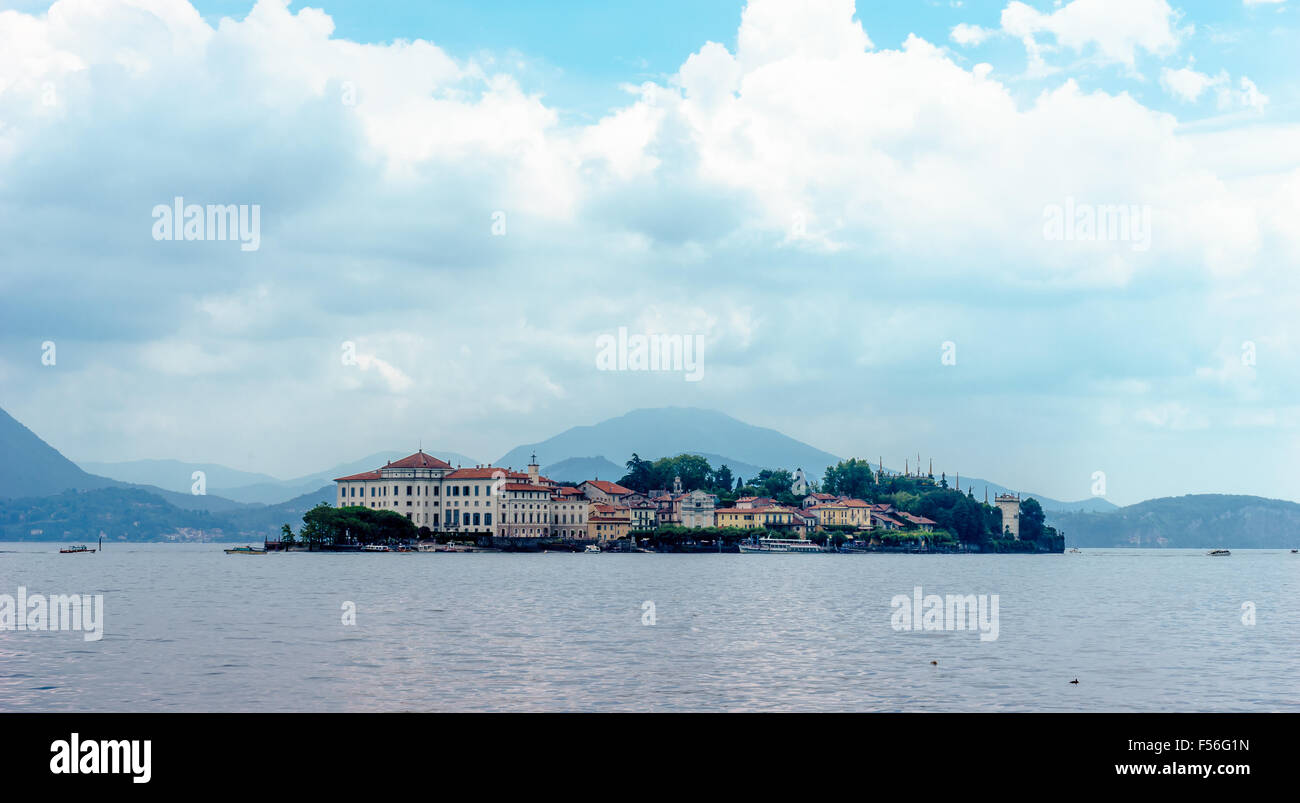 Un isolato a Isola Bella sul Lago Maggiore. Foto Stock