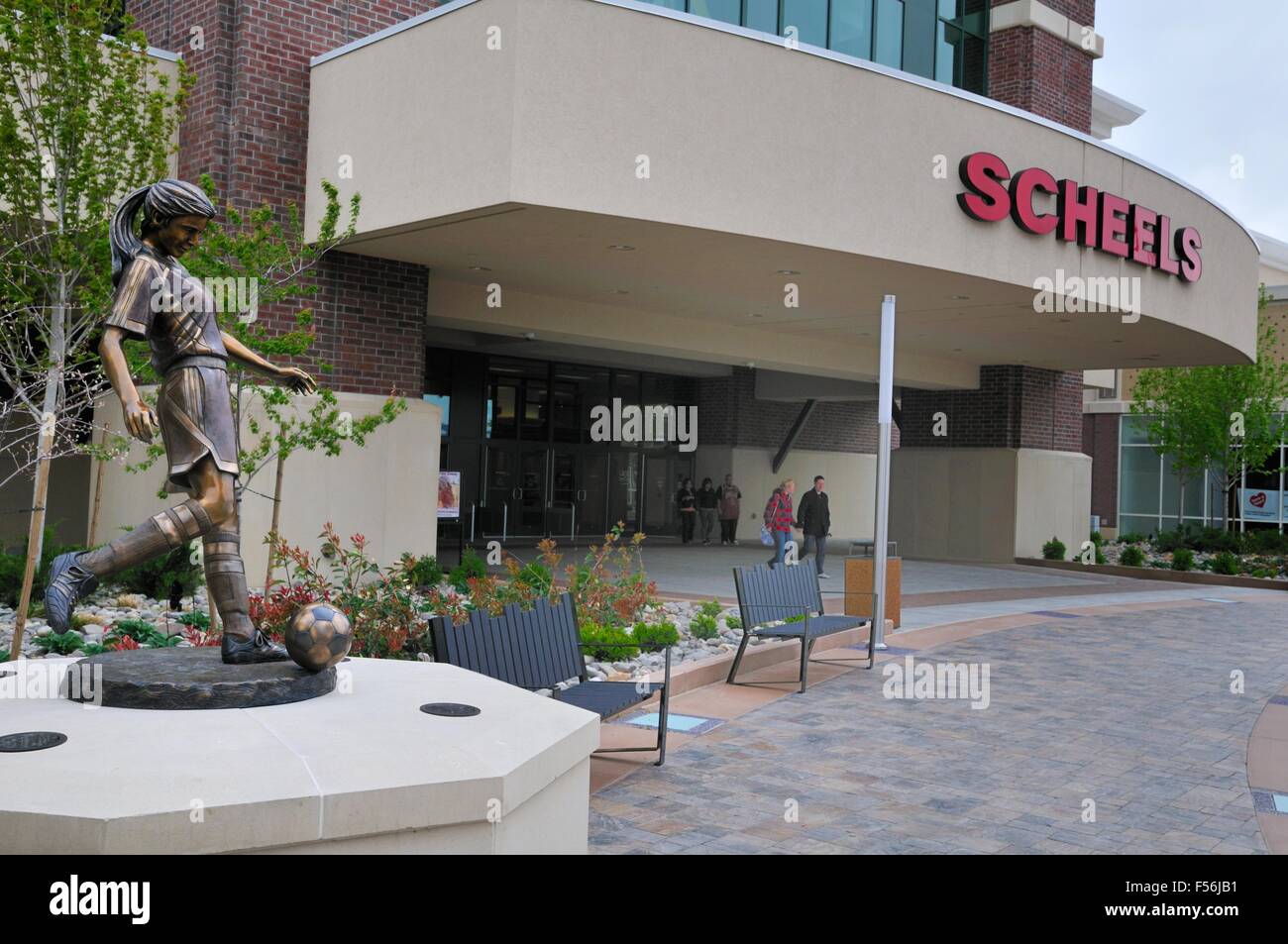 Ingresso Scheels outdoor store nelle leggende a scintille Marina, un centro commerciale per lo shopping in Sparks, Nevada Foto Stock