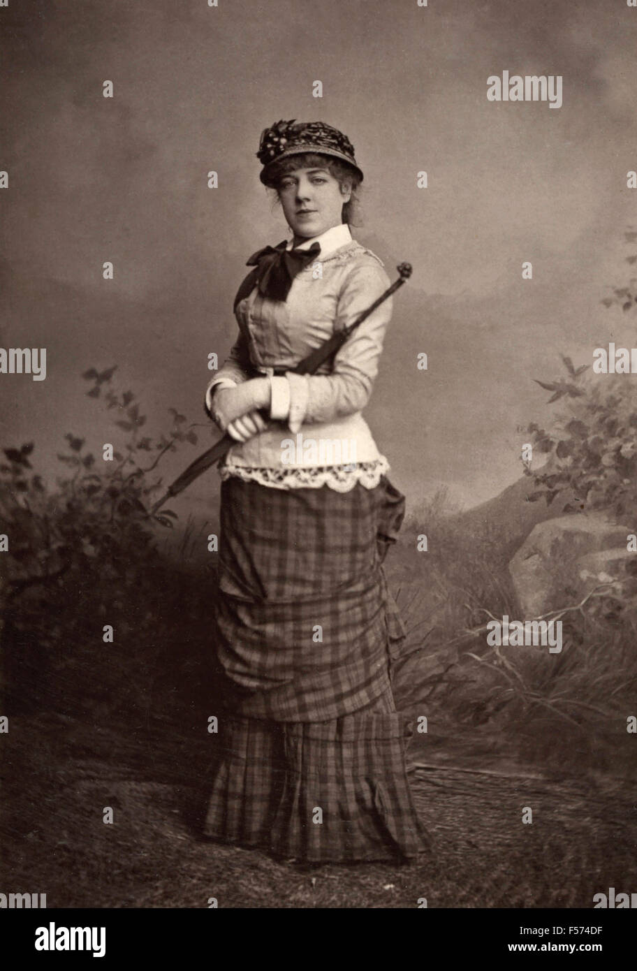 L'attrice Jeanne Samary la Comedie Francaise Foto Stock