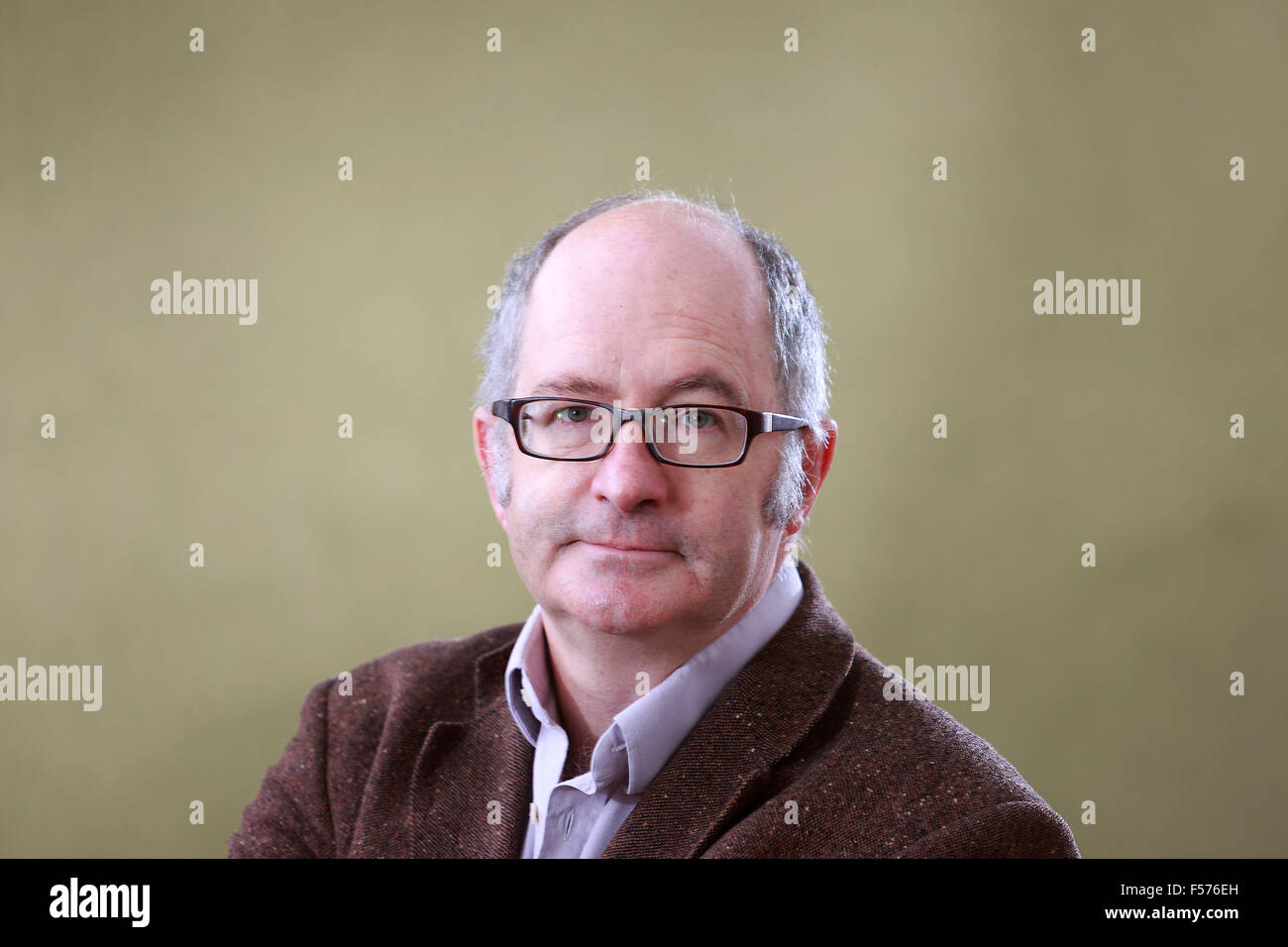 John Lanchester. Edinburgh International Book Festival 2014 foto scattate in Charlotte Square Gardens. Edimburgo. Pak@ Mera 25/08 Foto Stock