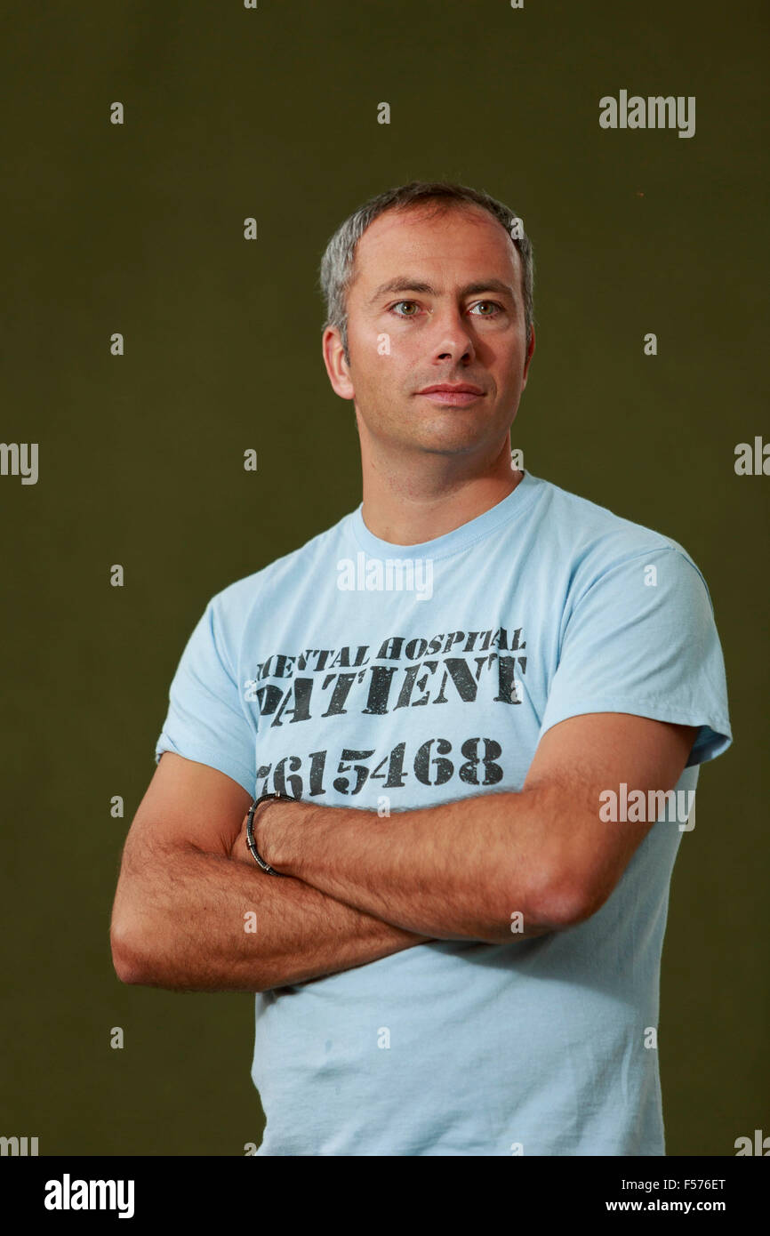 David Adam. Edinburgh International Book Festival 2014 foto scattate in Charlotte Square Gardens. Edimburgo. Pak@ Mera 25/08/2014 Foto Stock