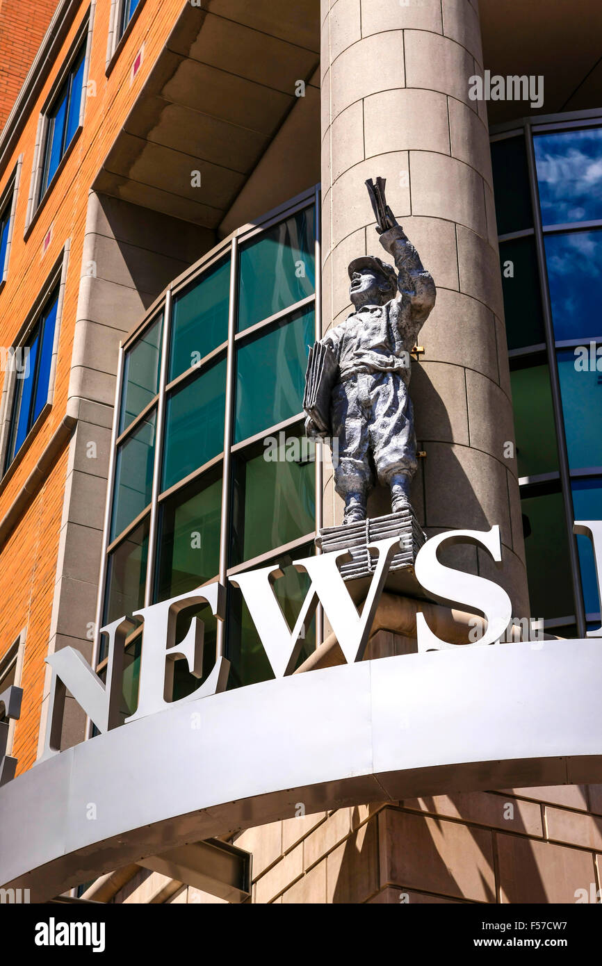 La News Room Ristorante su Nicolet Mall in Downtown Minneapolis MN Foto Stock