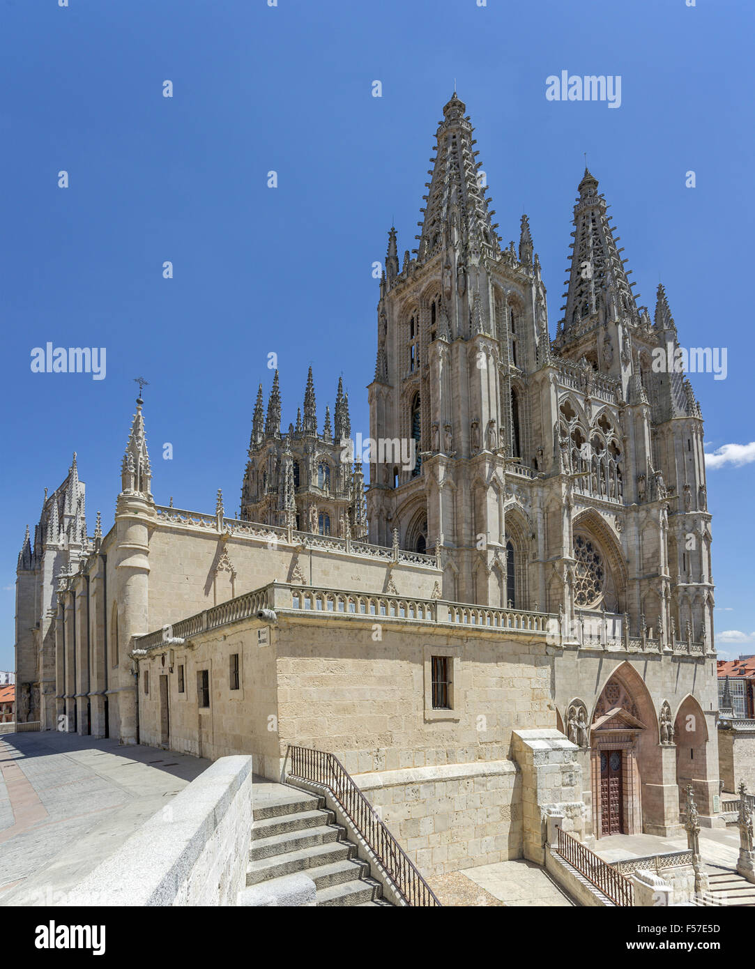 Cattedrale di Burgos, Castilla y León, Castiglia, Spagna Foto Stock