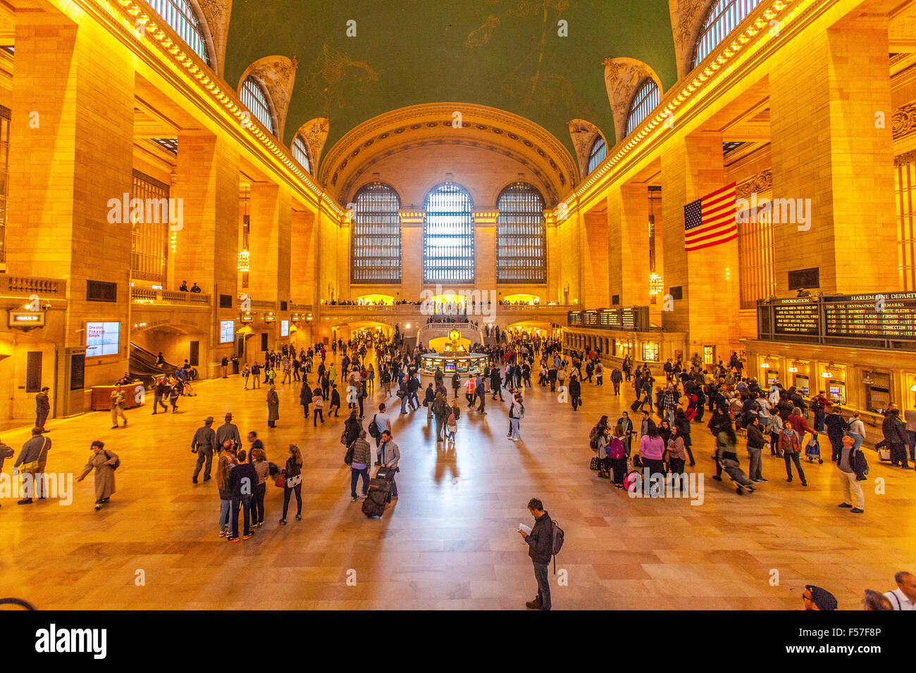 Atrio principale in Grand Central Terminal, Manhattan, New York City, Stati Uniti d'America. Foto Stock
