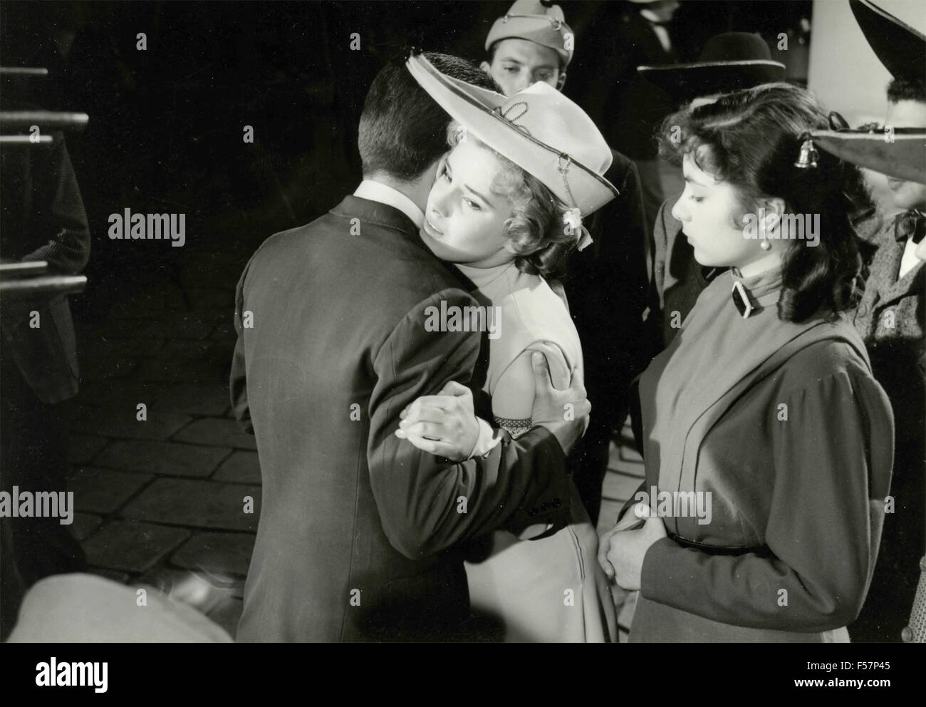Una scena di un film italiano 60s Foto Stock