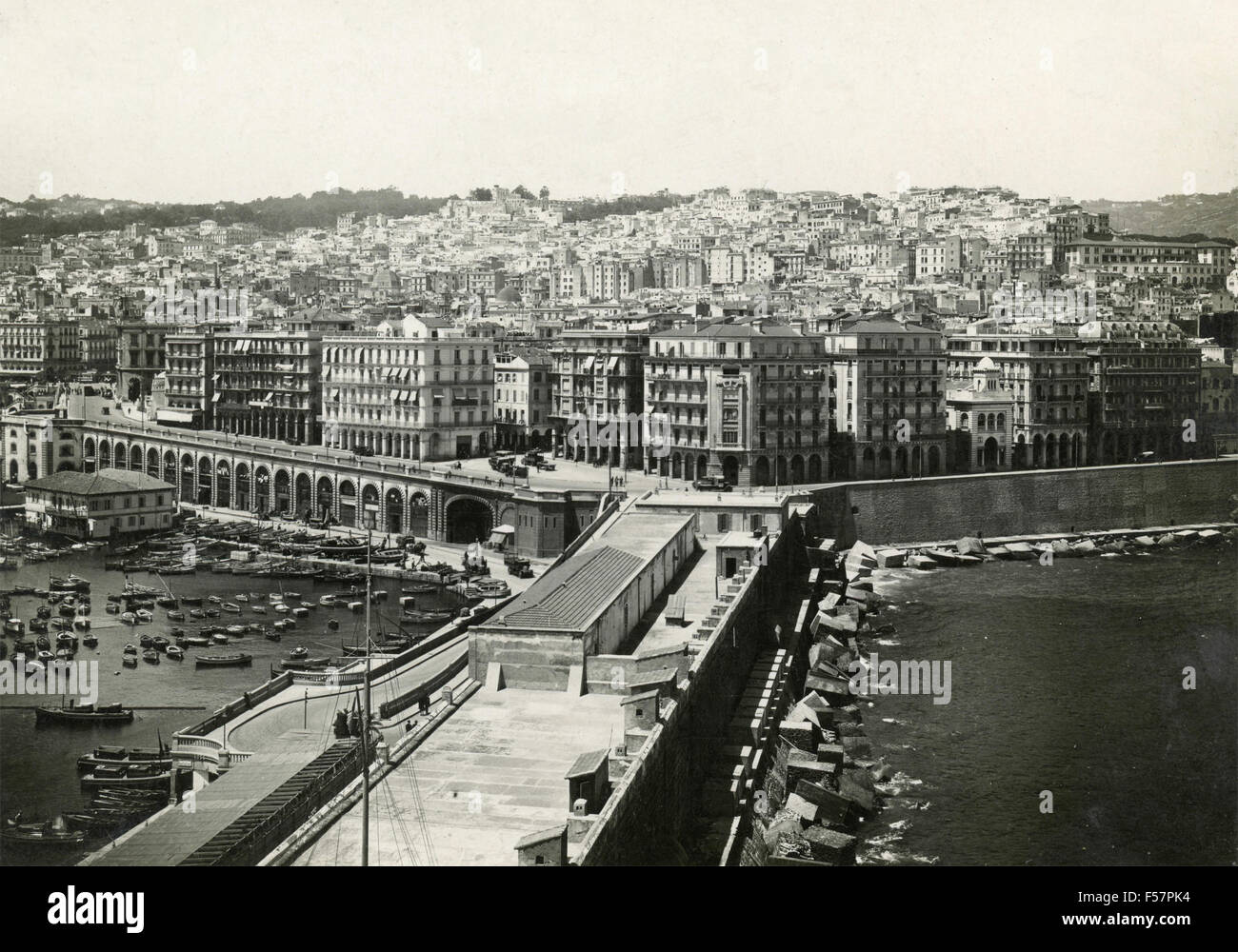 Panorama di Algeri, Algeria Foto Stock