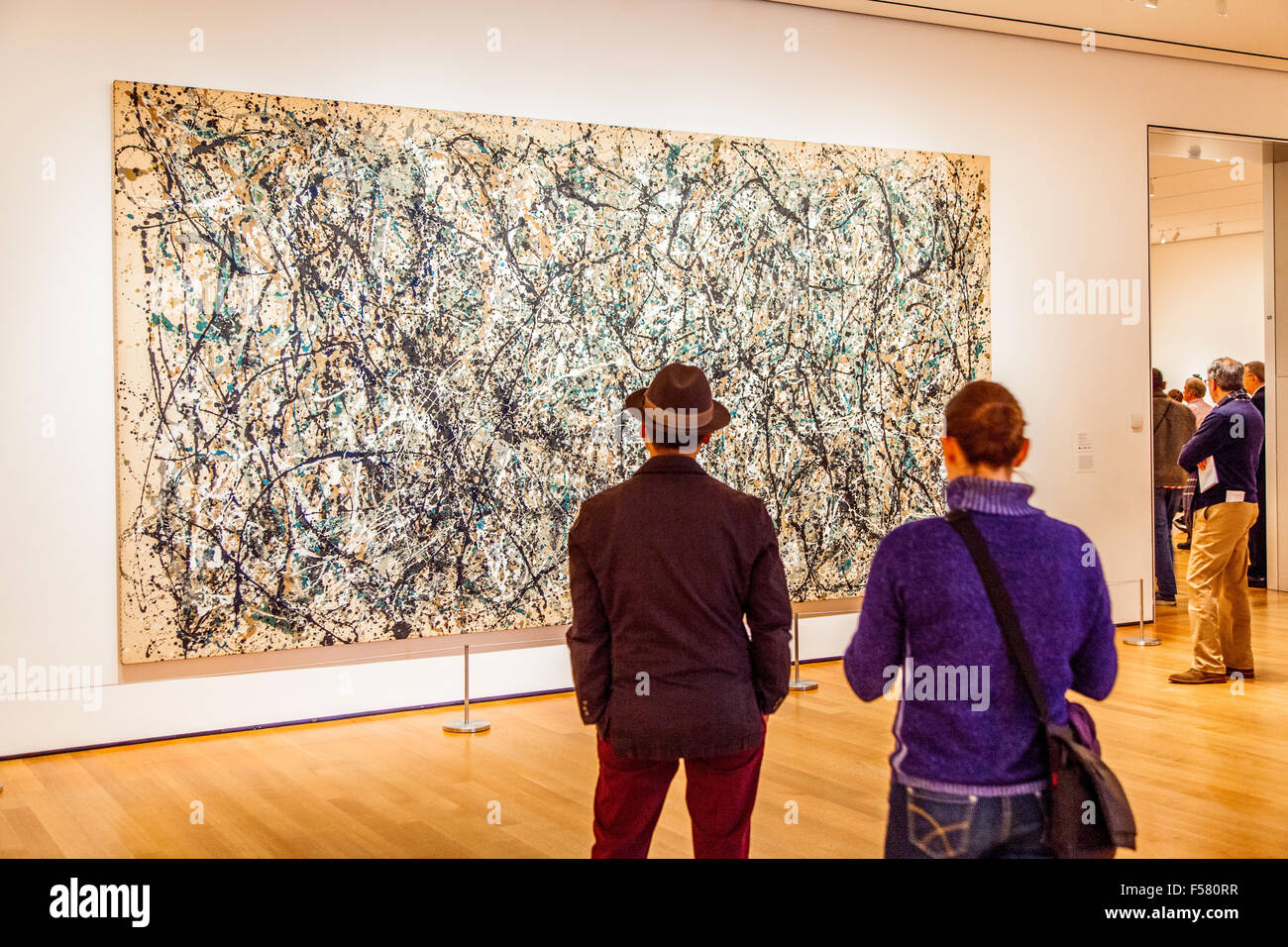 Uno: numero 31 (1950) da Jackson Pollock. MoMA Museum of Modern Art di New York City, Stati Uniti d'America. Foto Stock