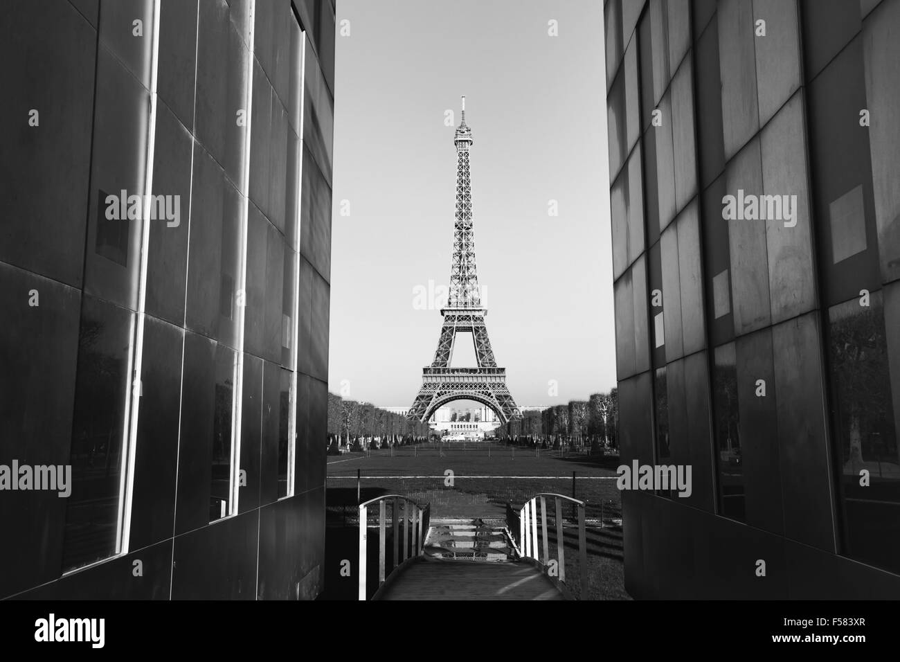 Vintage vista di Parigi, cartolina Foto Stock