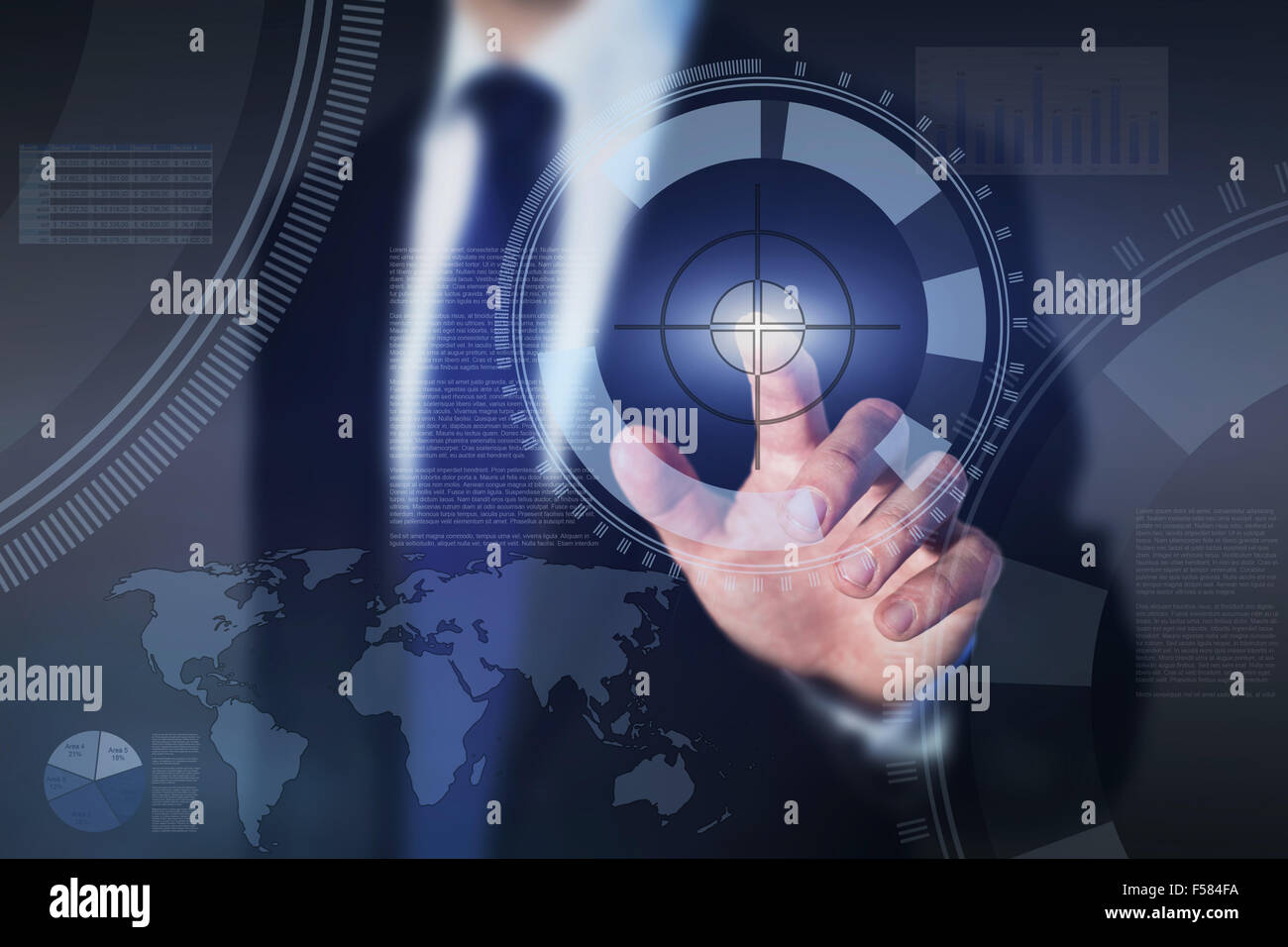 Business di successo di gestione, concetto astratto Foto Stock