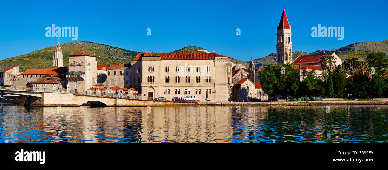 Croazia, Dalmazia, Traù, Patrimonio Mondiale dell Unesco Foto Stock