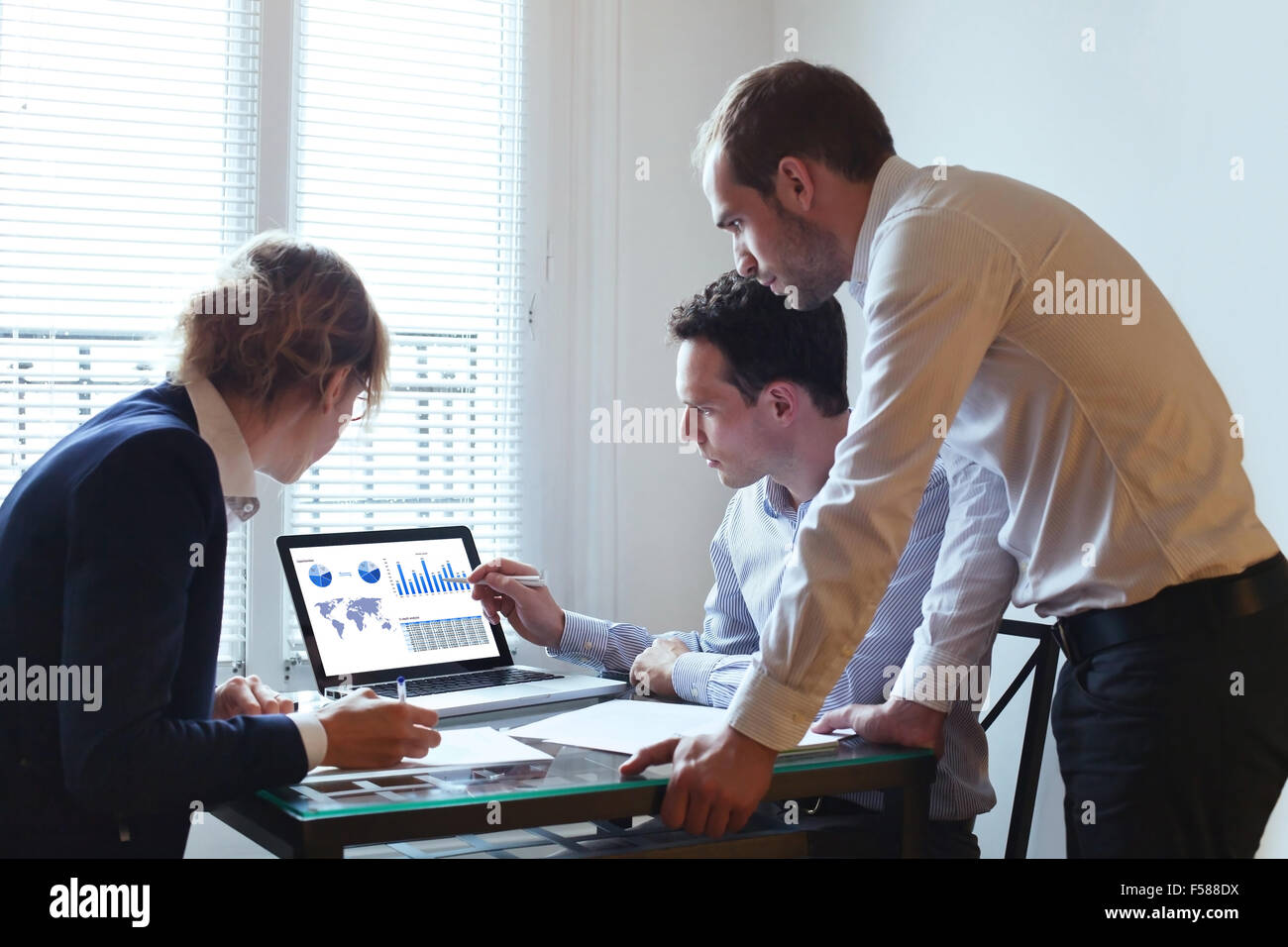 Business team di lavoro Foto Stock