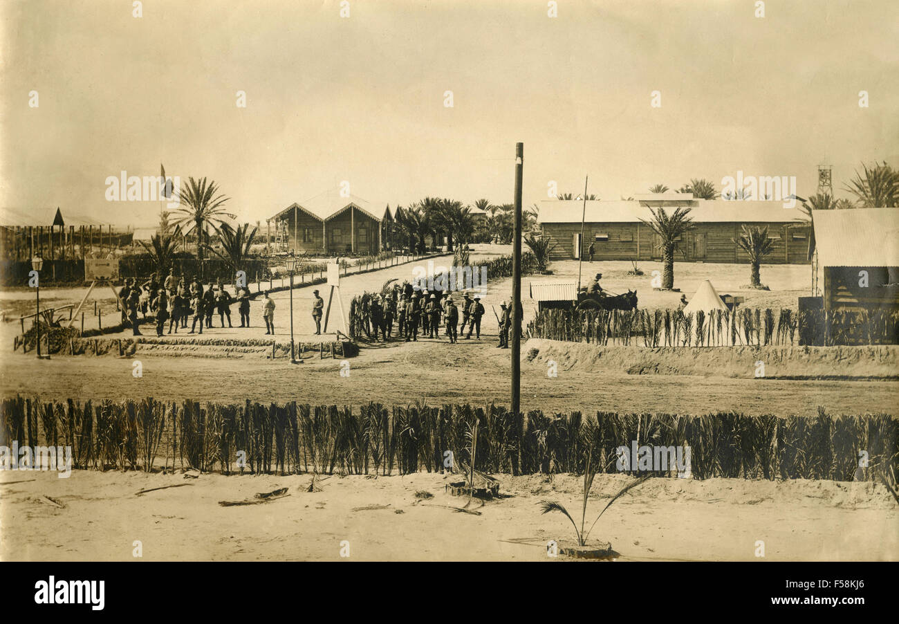 Italiano base militare, Darnah, Libia Foto Stock