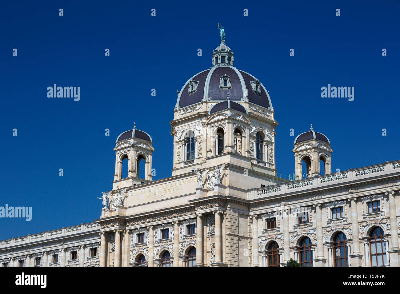 Il 1891 Museo di Storia dell'arte in Maria Theresien Platz, Vienna, Austria. Foto Stock