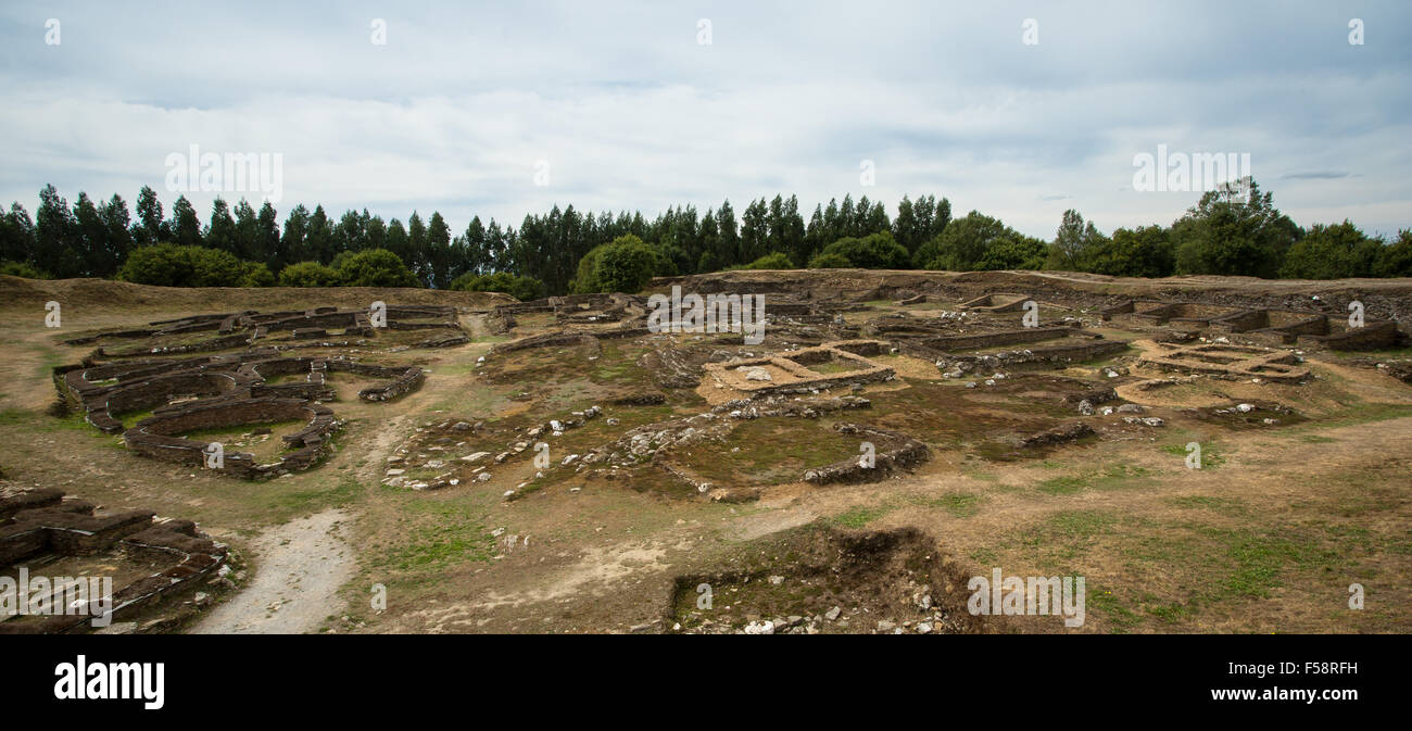 Castro de Viladonga, Galizia, Spagna Foto Stock