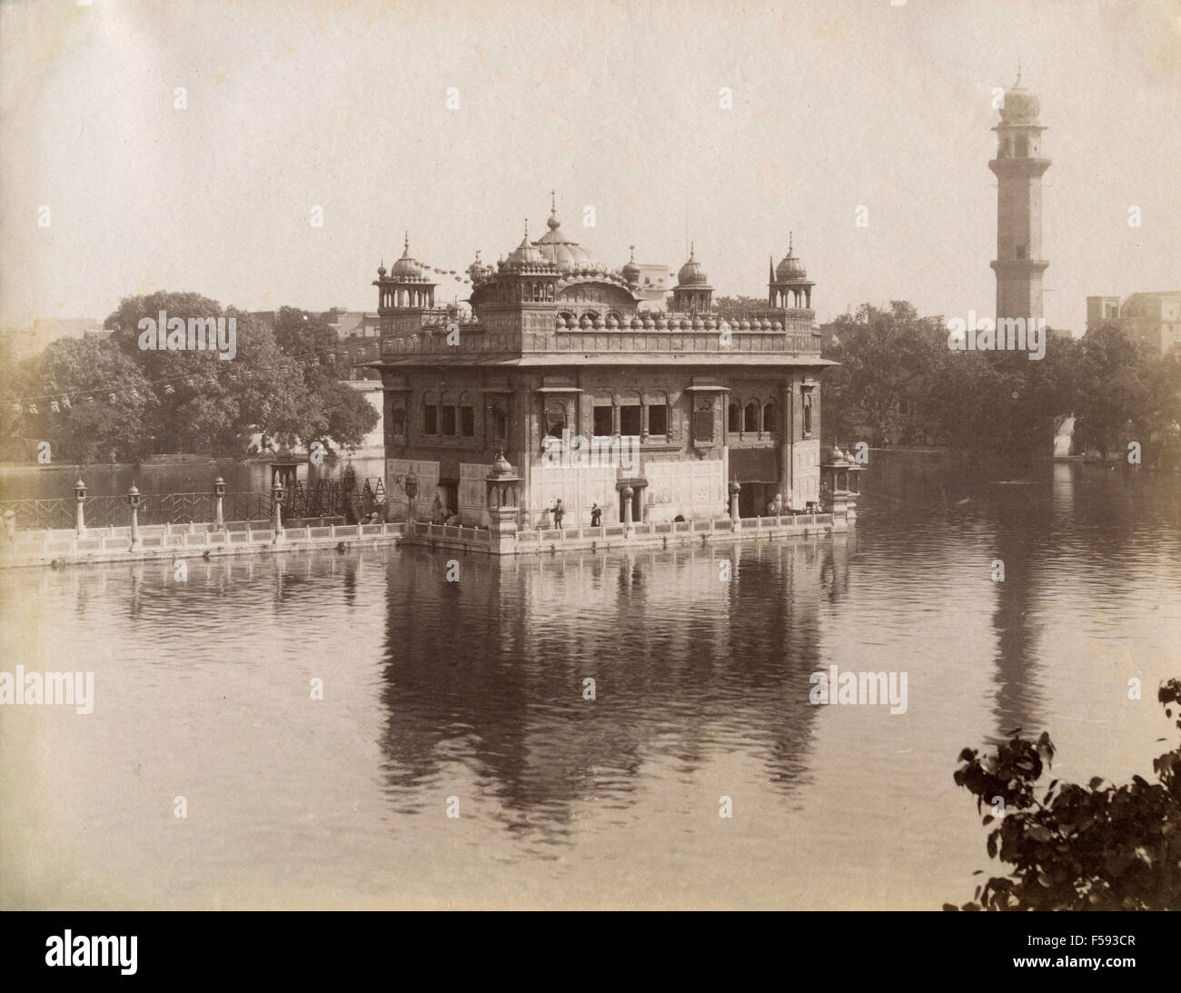 Il Tempio d'oro, Amritsar e India Foto Stock