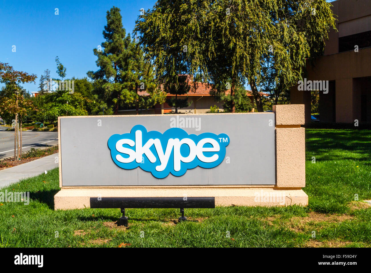 Gli uffici di Skype a Palo Alto in California Foto Stock