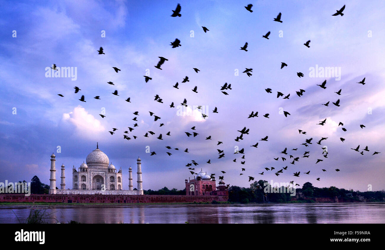 Incredibile bellezza del Taj... Foto Stock