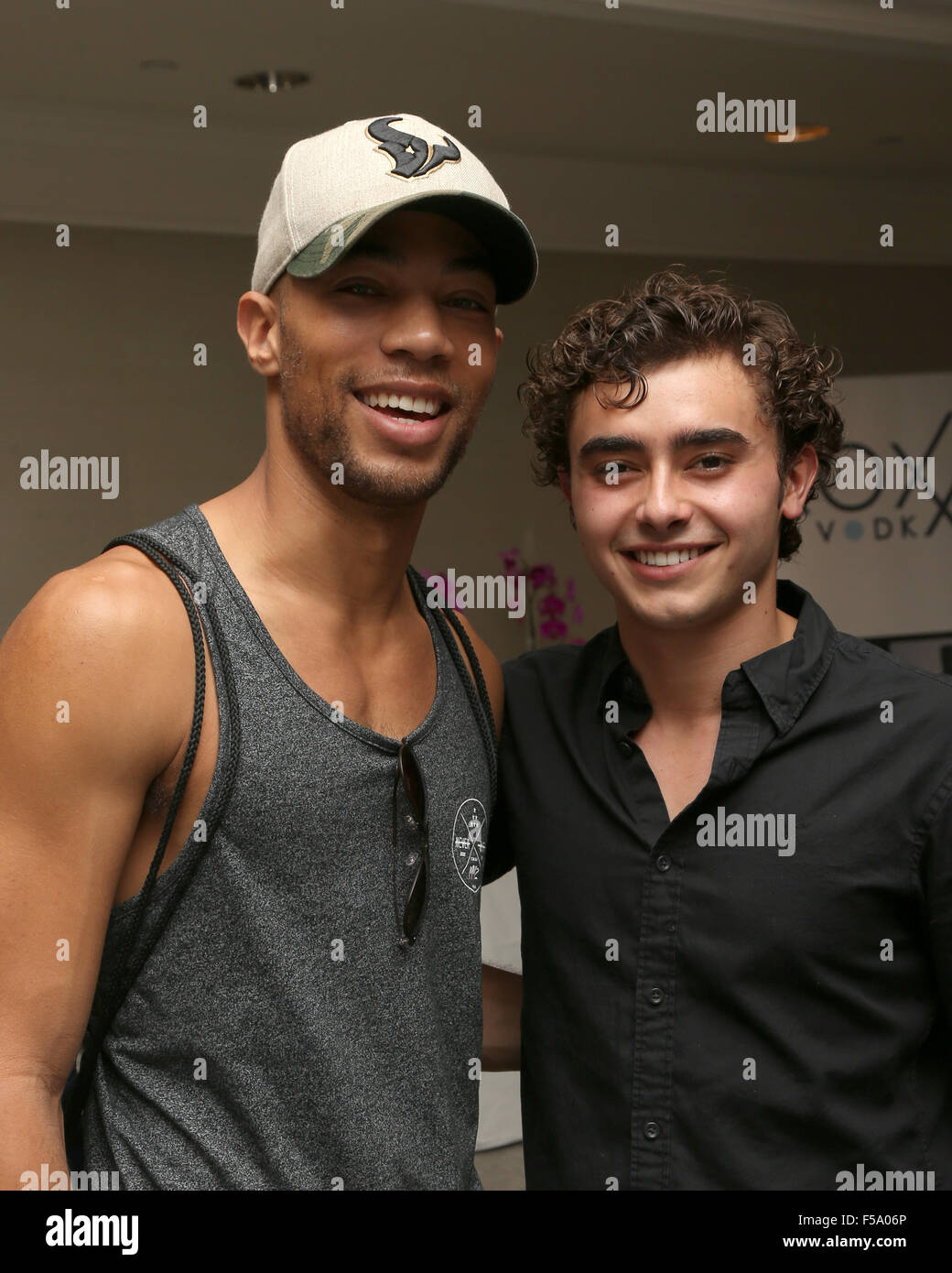 Steve Nguyen & Associates ospiterà il 'LOUNGE LEGACY ICONICO SUITE giorno2 dotate di: Kendrick Sampson, Jansen Panettiere dove: West Hollywood, California, Stati Uniti quando: 29 Ago 2015 C Foto Stock