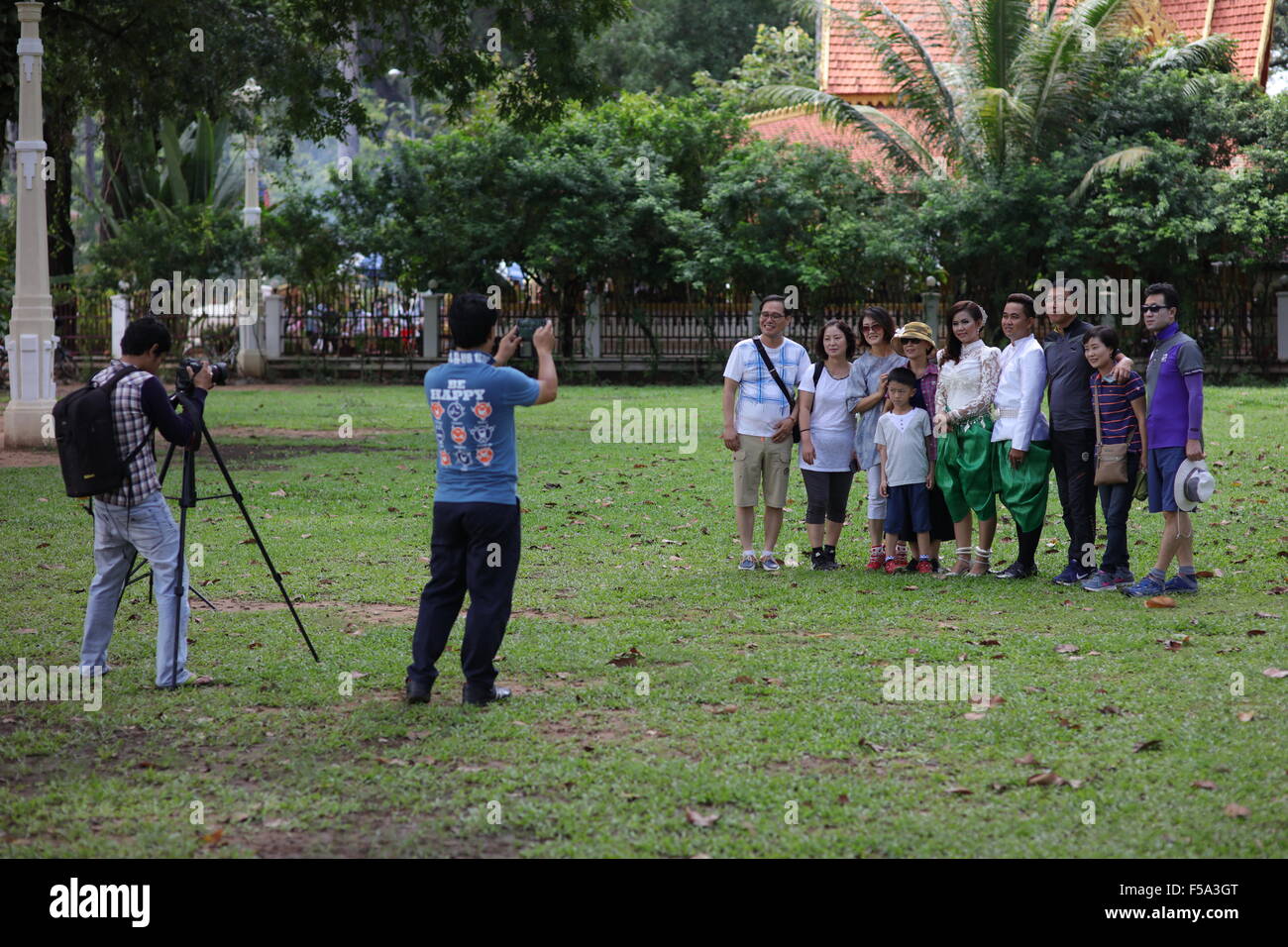 Foto con gli attori Foto Stock
