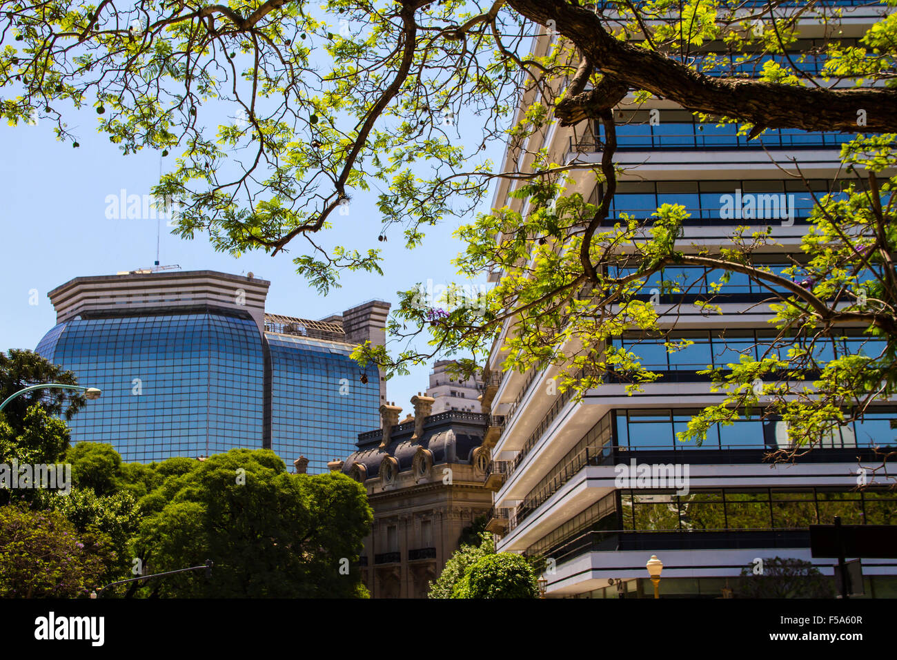 Ministero degli Affari Esteri, vista da Piazza San Martin, a Buenos Aires, Argentina Foto Stock
