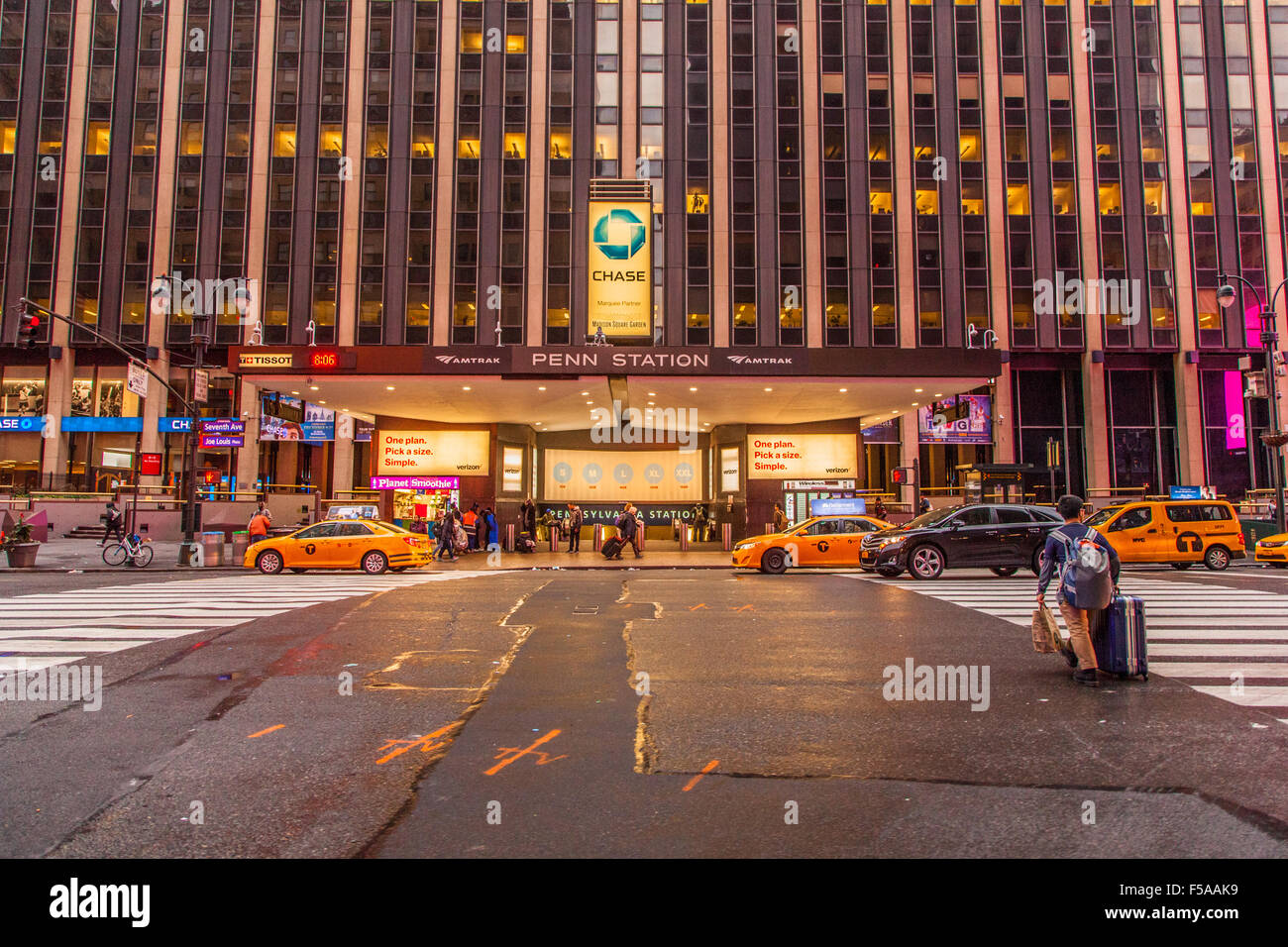 La Penn Station, Manhattan, New York City, Stati Uniti d'America. Foto Stock