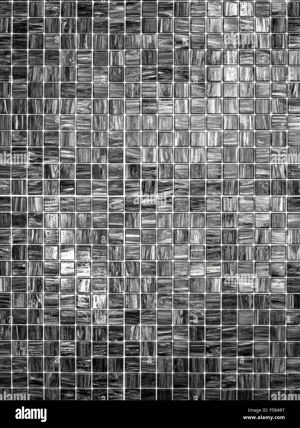 Un'immagine ravvicinata di piastrelle del bagno Foto Stock