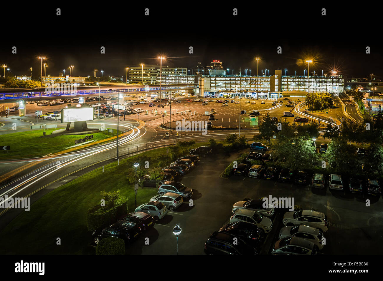 Aeroporto di Manchester Foto Stock