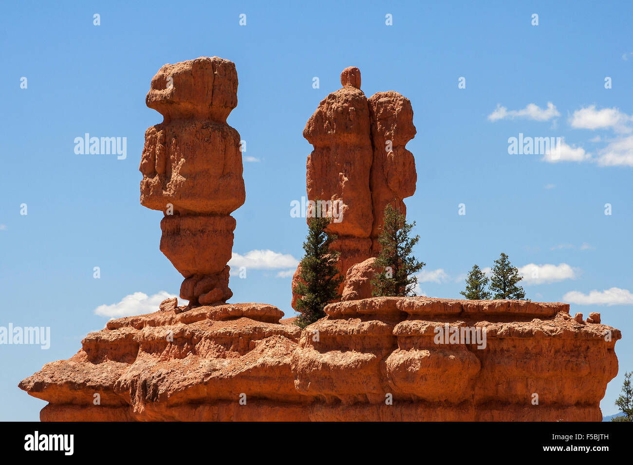 Le formazioni rocciose create dall'erosione, Rosso Canyon dello Utah, Stati Uniti d'America Foto Stock