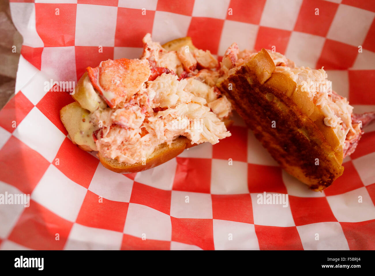 Lobster Roll a Eaton Street Seafood restaurant Key West Florida USA travel Foto Stock