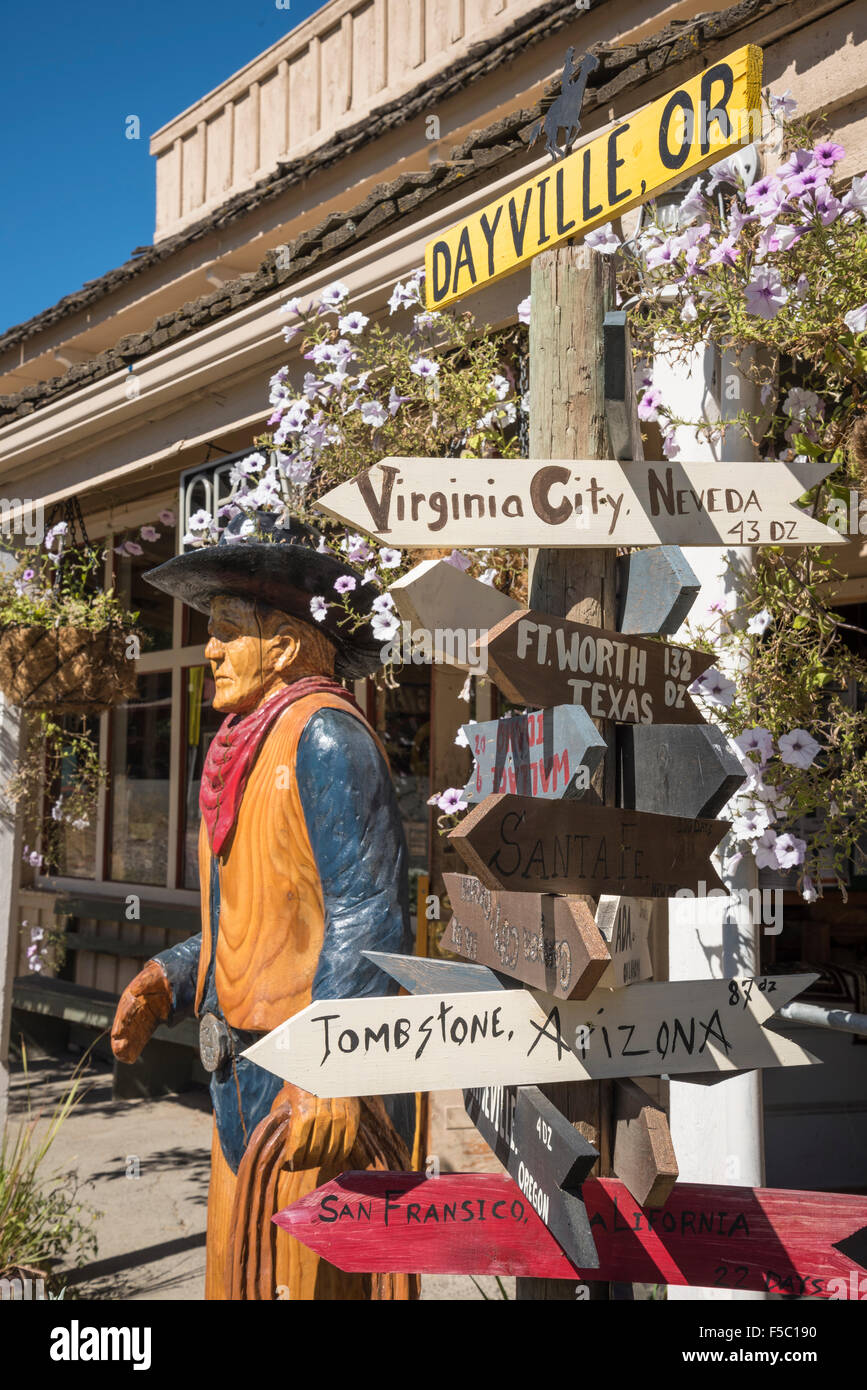 Dayville Mercantile; Dayville, Oregon orientale. Foto Stock
