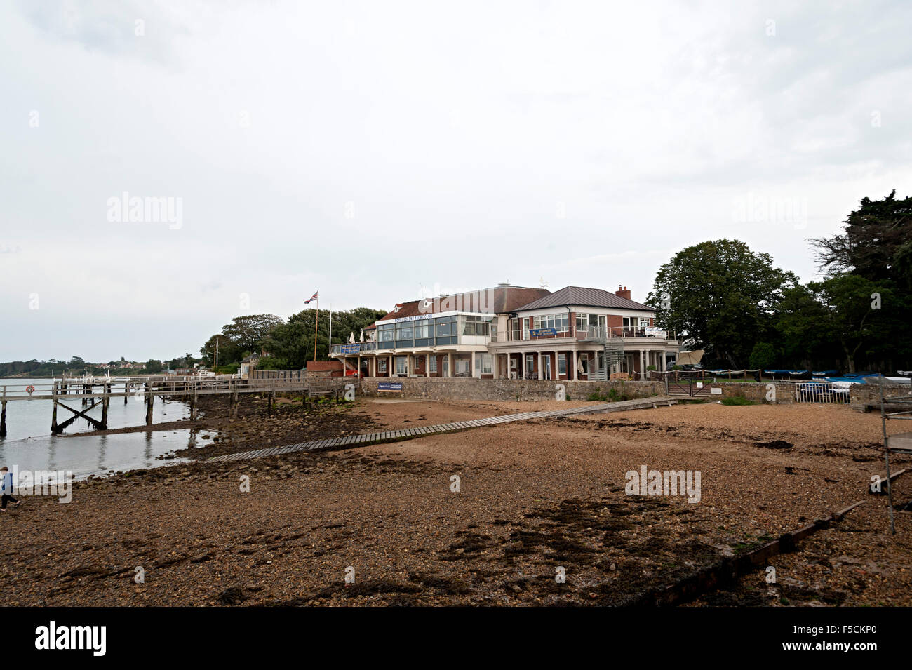 Sailing Club Yarmouth isola di Wight Foto Stock