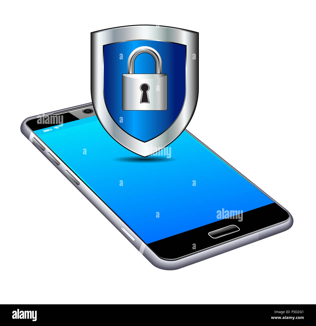 Il blocco del telefono sbloccare Secure cella Mobile Smart Foto Stock