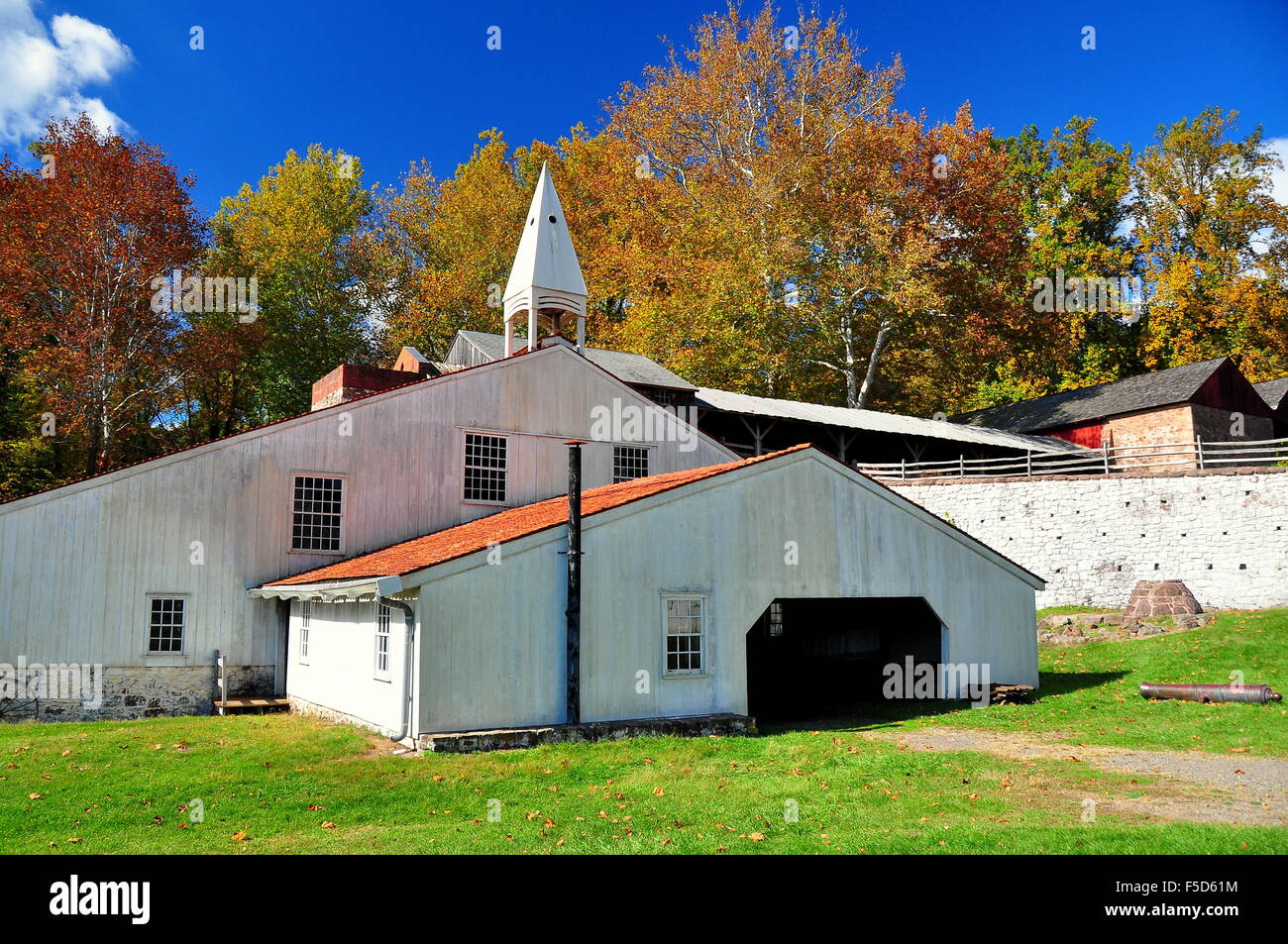 Hopewell Forno, Pennsylvania: la casa in ghisa e fonderia a Hopewell forno National Historic Park * Foto Stock