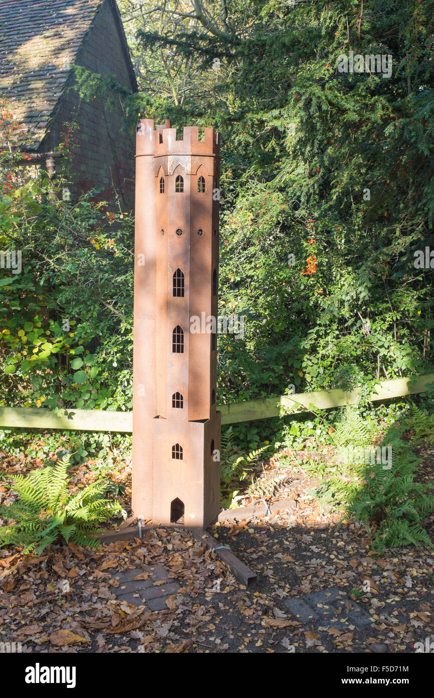 Modello di Perots follia a Sarehole Mill nella Sala Verde che Birmingham è un grado 2 elencati di mulino ad acqua ed è ora un museo Foto Stock