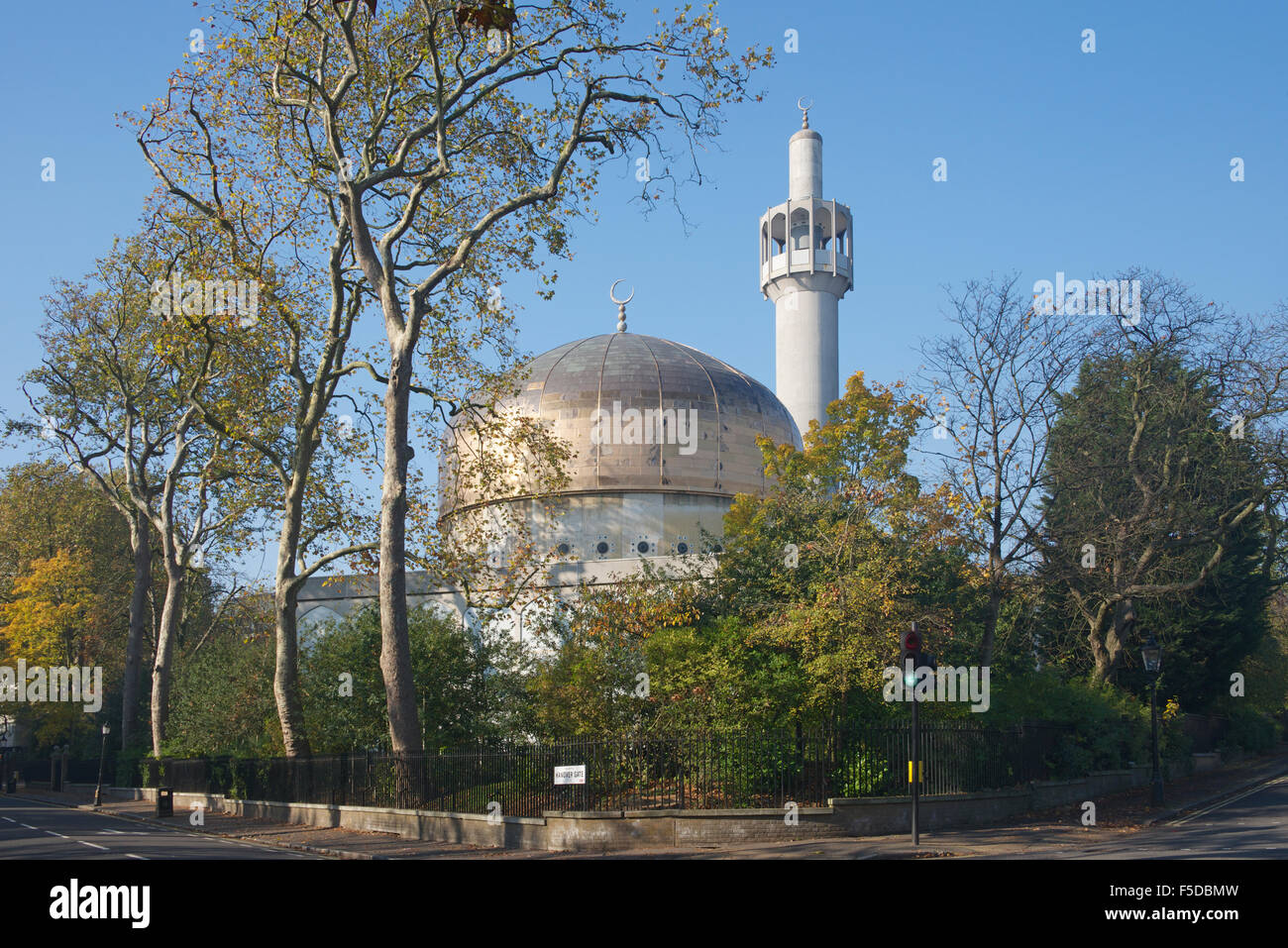 Regents Park Moschea Regents Park London Inghilterra England Foto Stock